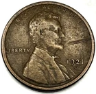 1921-S Lincoln Wheat Cent Penny 1c ~ VG Very Good Condition Early Date~ 1146