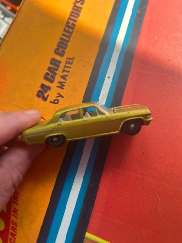 MATCHBOX LESNEY #36C OPEL DIPLOMAT, SCARCE GREEN OPEL BOX, vintage ORIGINAL