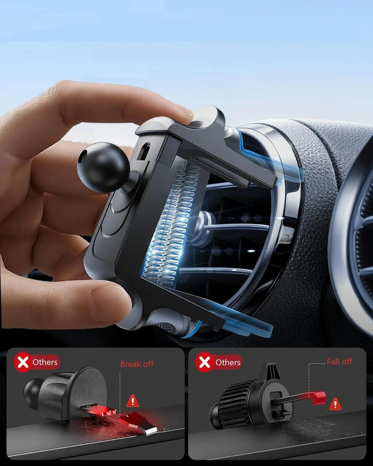 !-- Car Phone Holder Mount Compatible with Jeep Wrangler Mercedes Benz C-Class - Image 3 of 4