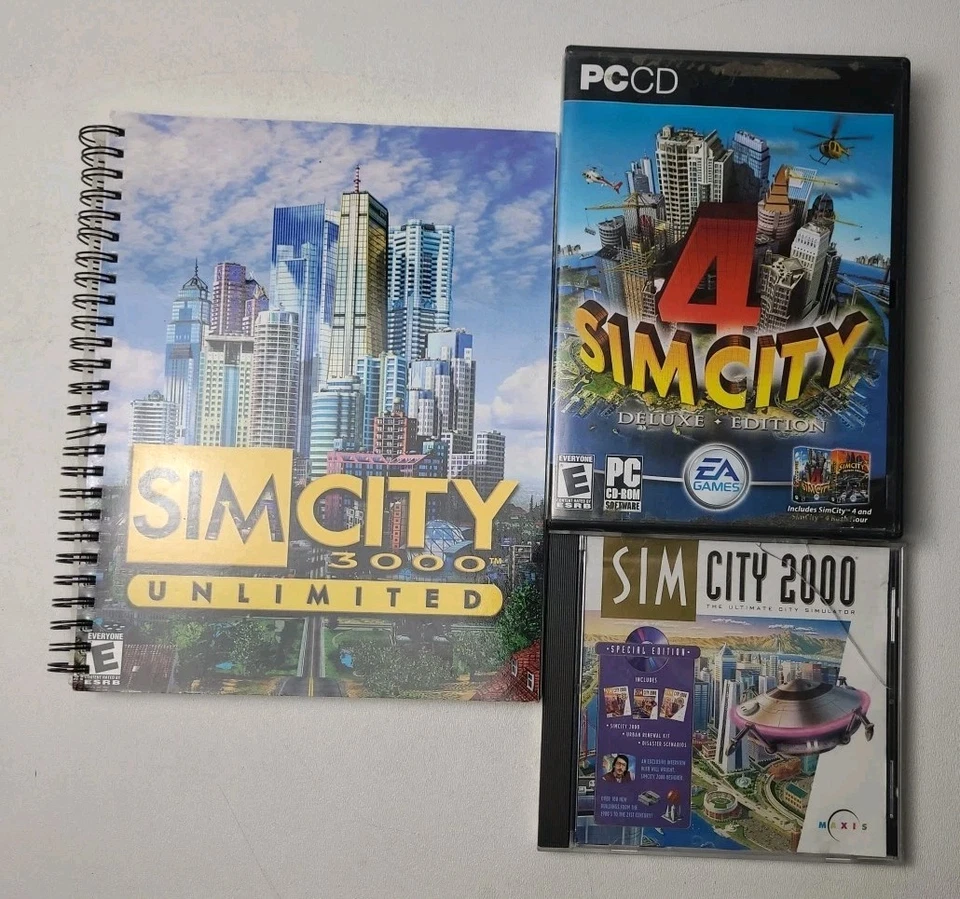 HUGE Sims PC Mac Lot Sim City 1 2 3 4 MySims Expansion Packs CD-ROM *AS IS* - Image 2 of 4
