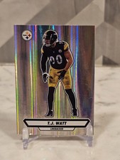 T.J. Watt 2025 Panini NFL #165 Sticker Pittsburgh Steelers