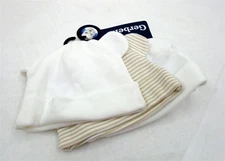 GERBER Baby Caps Hats Soft Cotton Newborn 3 Pack