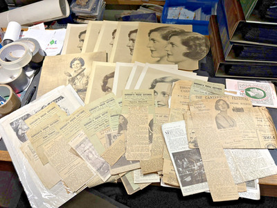 Mercia Swinburne 1920/30 s 9 photos 29 Durrants press agency cuttings Obituary 