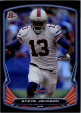 2014 Bowman Rainbow Black #V106 Steve Johnson - FB