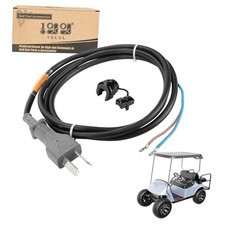 Golf Cart 36 Volt 2 Prong DC Charger Cord with Plug for Yamaha, EZGO, Club