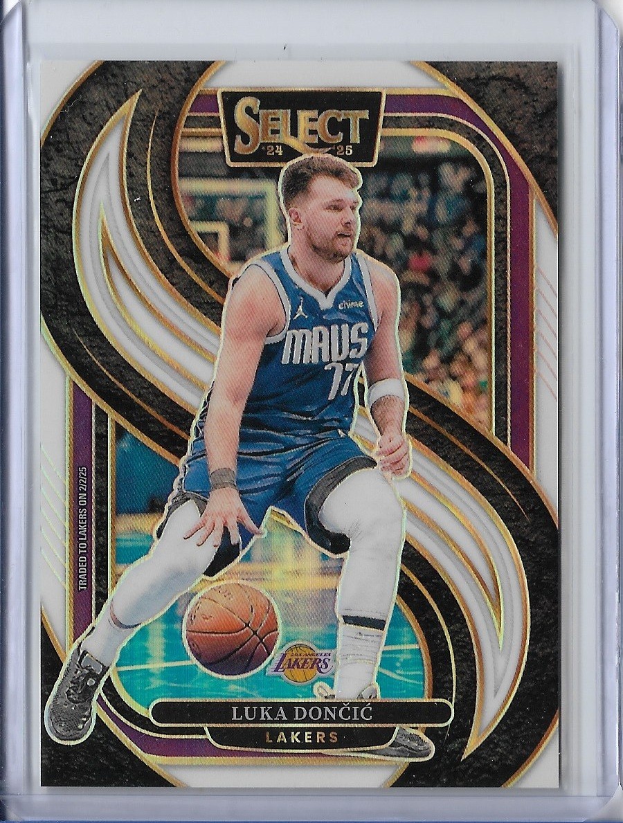 2024-25 Panini Select Luka Doncic White Prizm Premier Level /149 #141 Mavericks