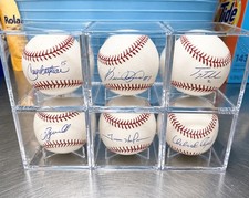 ❓📦MYSTERY AUTOGRAPHED MLB BASEBALL – GRAB BAG: Bagwell, Beltran Hoffman, Tulo 