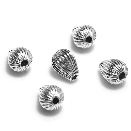 Collana a catena in argento Sterling placcato al rodio, 3.0 mm