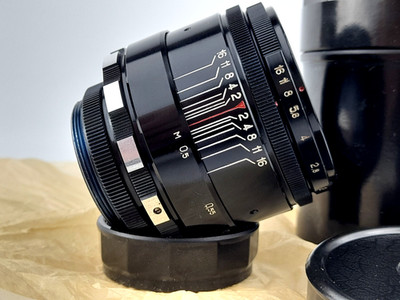 HELIOS 44-2 F/2 58mm s/n 0011156 Early RARE! ZEBRA SWIRLY BOKEH Biotar Designed 