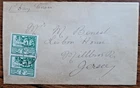 Jersey 1943 Blampied Views 2 x 1/2d FDC