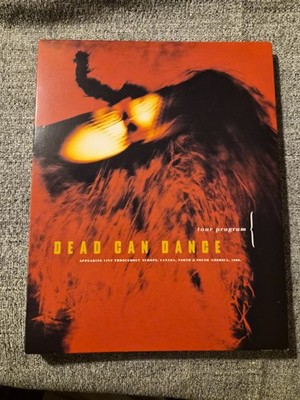 Dead Can Dance 1996 Tour Program Signed Brendan Perry + CD 4AD
