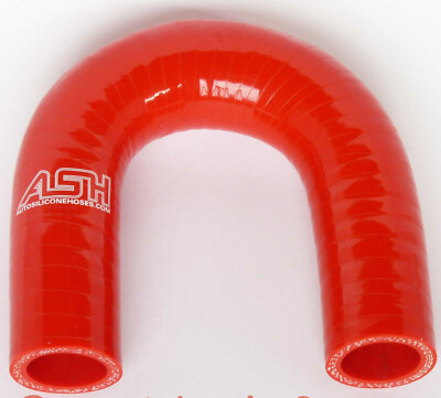 180° Grad, Silikonbogen, ID 48mm, Kühlerschlauch Bogen, LKK  - ROT
