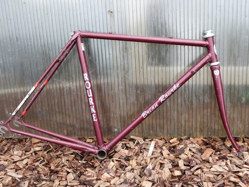 Rare Vintage Brian Rourke Handmade Bicycle Frame - Picture 4 of 4