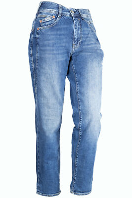 Stretchjeans Herrlicher Gila Hi Conic Slim Fit Hose Damen Denim Blau 