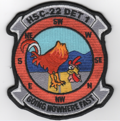 4.25" NAVY HSC-22/DET-1 NOWHERE FAST EMBROIDERED PATCH | eBay