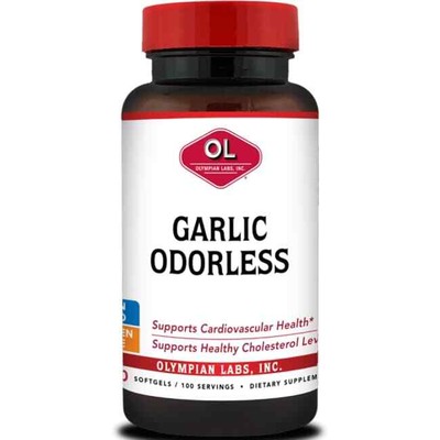 Olympian Labs Garlic Odorless 500 mg 100 Sgels