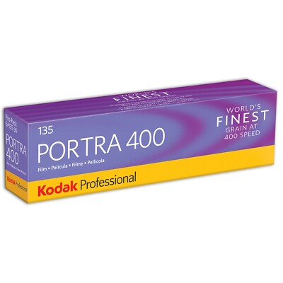 5 Rolls Kodak Portra 400 36 Exp. Professional 35mm Color Negative Film
