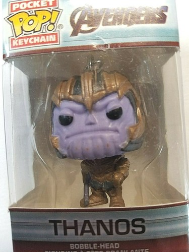 LLAVERO FUNKO BOLSILLO POP MARVEL AVENGERS ENDGAME THANOS VINILO NUEVO EN CAJA - Imagen 5 de 8