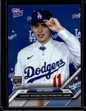 2024 Topps Now Offseason #OS-16 Roki Sasaki Base (Quantity) RC Rookie