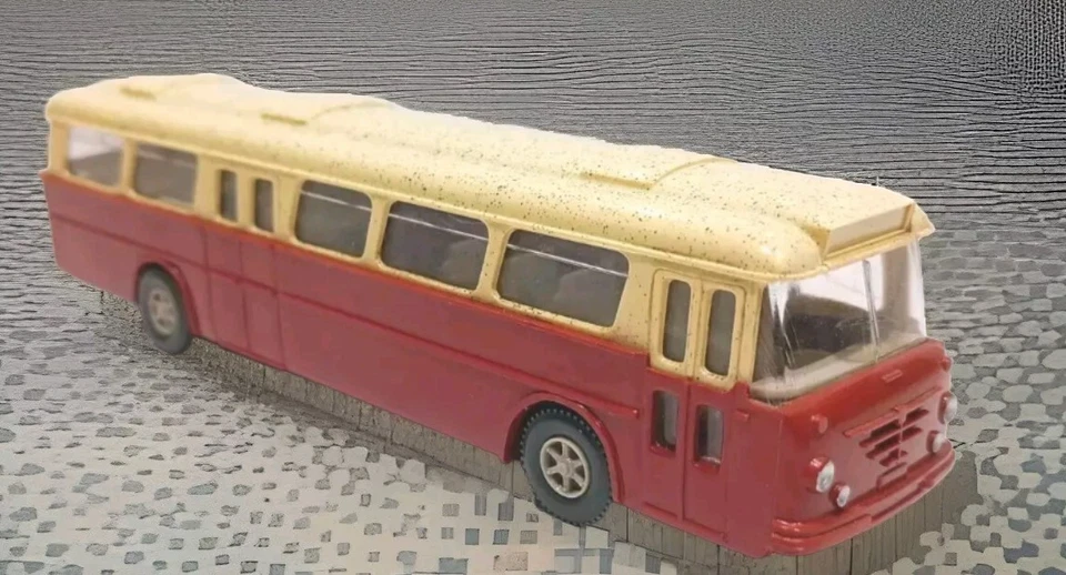 Винтажный Wiking Германия 1:87 Büssing Senator Автобус Редкий Крапчатая Крыша с Коробкой - Изображение 2 из 4