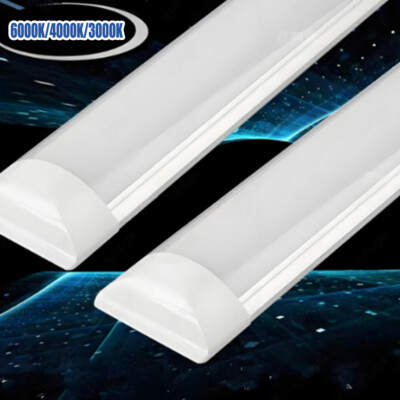 LED 60/90/120/150cm Wannenleuchte Deckenleuchte Feuchtraumlampe Werkstatt Röhre