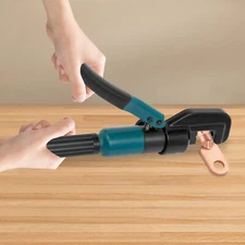 8 Ton Hydraulic Crimper Crimping Tool Wire Battery Cable Lug Terminal w/ 8 Dies