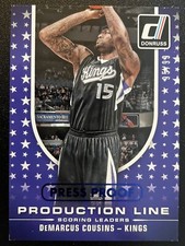 2014-15 Donruss Production Line Scoring Press Proofs Blue #9 DeMarcus Cousins/99