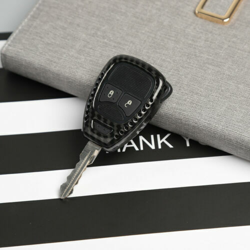 SHINEKA Carbon Fiber Key Fob Cover Skin Case For Jeep Wrangler JL (2018+) & Gladiator JT (2020+)