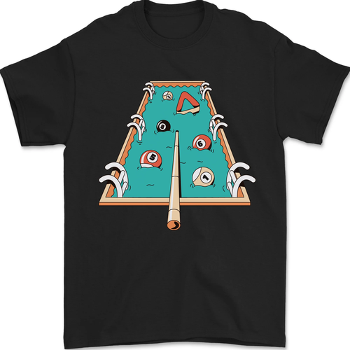 9-Ball Piscine Drôle Piscine Mashup T-Shirt 100% Coton