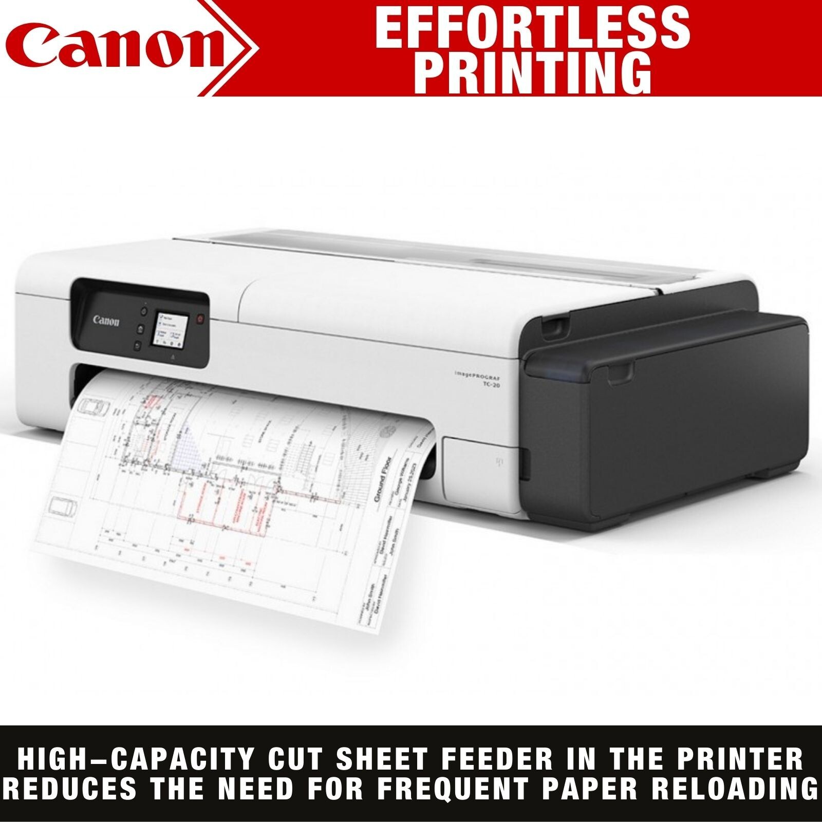 Canon imagePROGRAF TC20 A1 Large Format 4 Colour Graphics Large Format