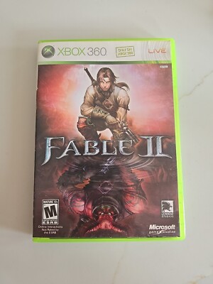 Fable II 2 Microsoft Xbox 360 2008 Complete Tested Working CIB With Manual