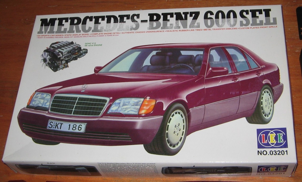 Lee Mercedes Benz 600 SEL Kit # 03201 1/24 Scale 600SEL Like