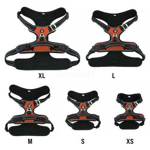 HOT No Pull Dog Pet Harness Adjustable Control Vest Dogs Reflective No Choke ๐ถ - Picture 11 of 27