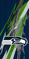 Seattle Seahawks Cornhole Board Wrap Set of 2