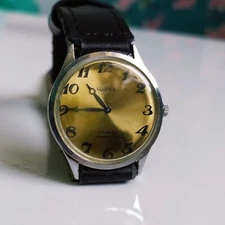 Chayka Men Watch USSR Vintage Soviet  Mechanical Wristwatch. Video.