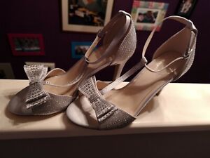 debenhams silver shoes