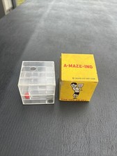 RARE 1963 PLASTIC TOY A-MAZE-ING MAZE ORIGINAL BALL  BOX JAJACO Hong Kong