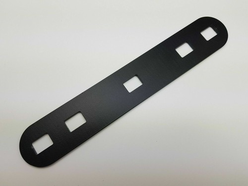2x 3mmThick Steel Flat Connector Plates in Black Including FREE Assembly Parts - Picture 7 of 9