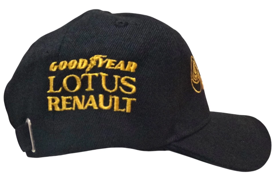 Ayrton Senna F1 legend Lotus Renault JPS Baseball cap in Black. Vintage - Image 3 of 4