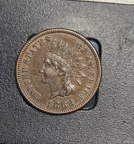 1883 Indian Cent Penny  AU   J45