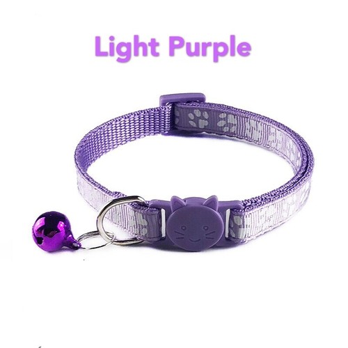 10 Pcs Dog Cat Puppy Kitten Collar Pet Adjustable Neck Strap Nylon Buckle Bell - Picture 30 of 48