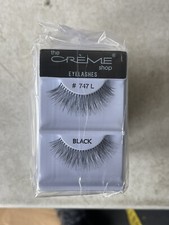 12 PACK of CREME 747L BLACK 100% HUMAN HAIR EYELASHES BRAND NEW!!!!!