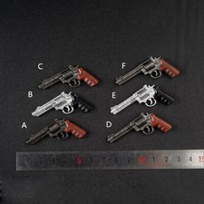 1/6 Scale Agent Revolver Weapon Pistol Gun Model For 12'' Action Figure Custom