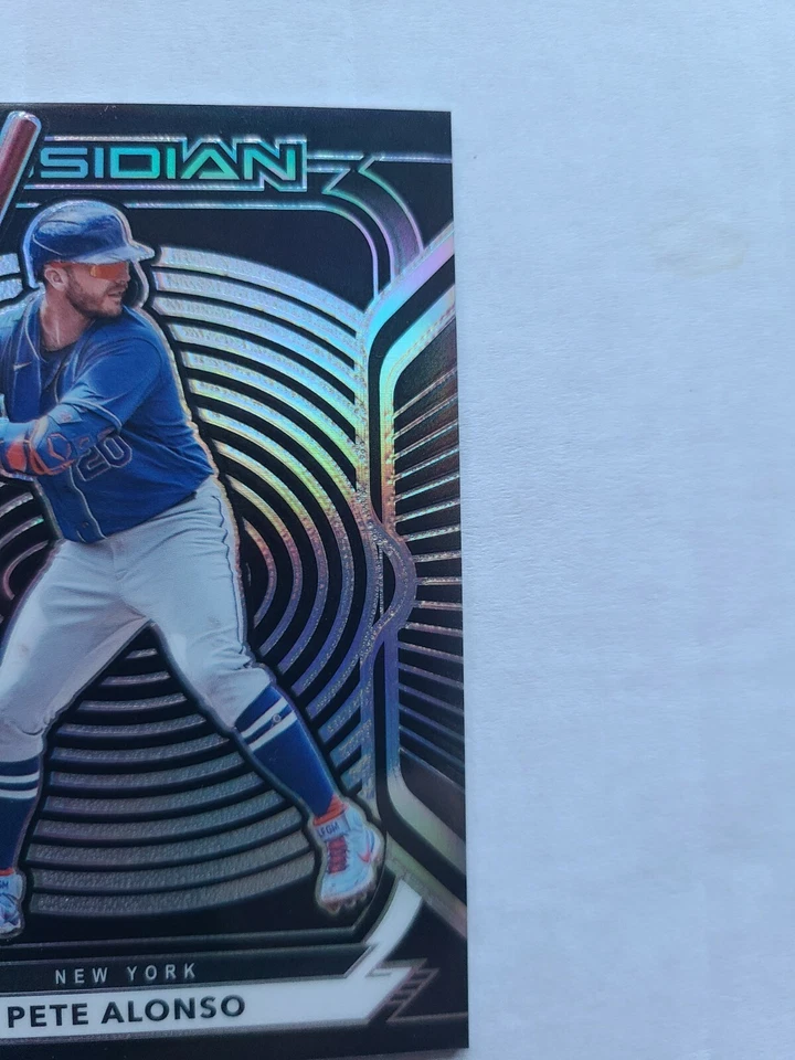 Pete Alonso 2021 Panini Chronicles Obsidian Baseball Card #12 - Image 3 of 4