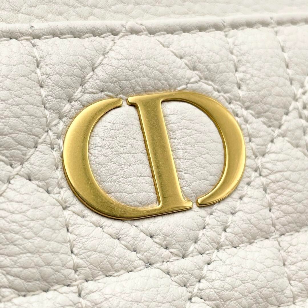 Dior Caro Lavender Wallet Card Holder coin purse Heart white Dior Caro Lavender Wallet Card Holder coin purse Heart white