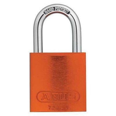 Abus 72 /40 Kax3 Orange Lockout Padlock,Ka,Orange,1-1/2''H,Pk3