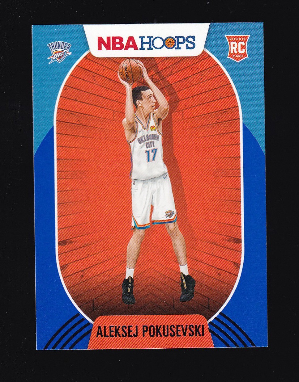 2020-21 NBA Hoops Blue Aleksej Pokusevski Rookie #219 Oklahoma City Thunder