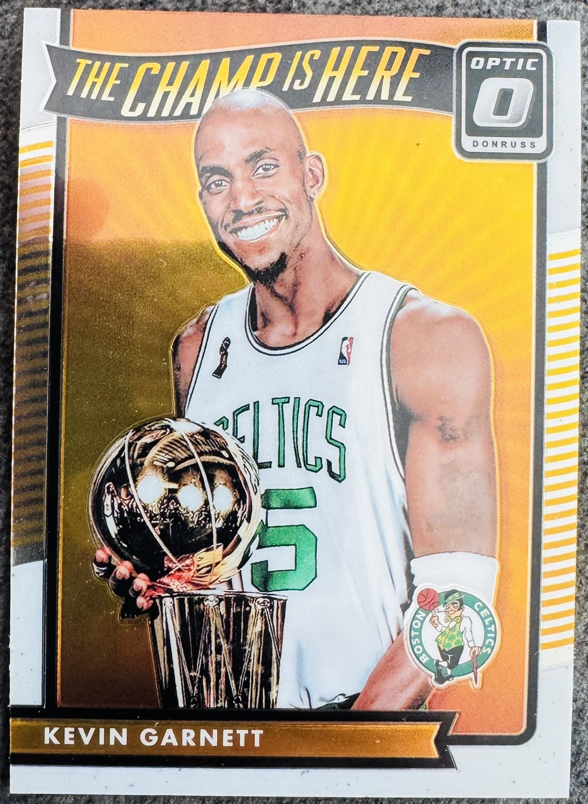 2016-17 Panini Donruss Optic The Champ is Here Kevin Garnett #11 Boston Celtics