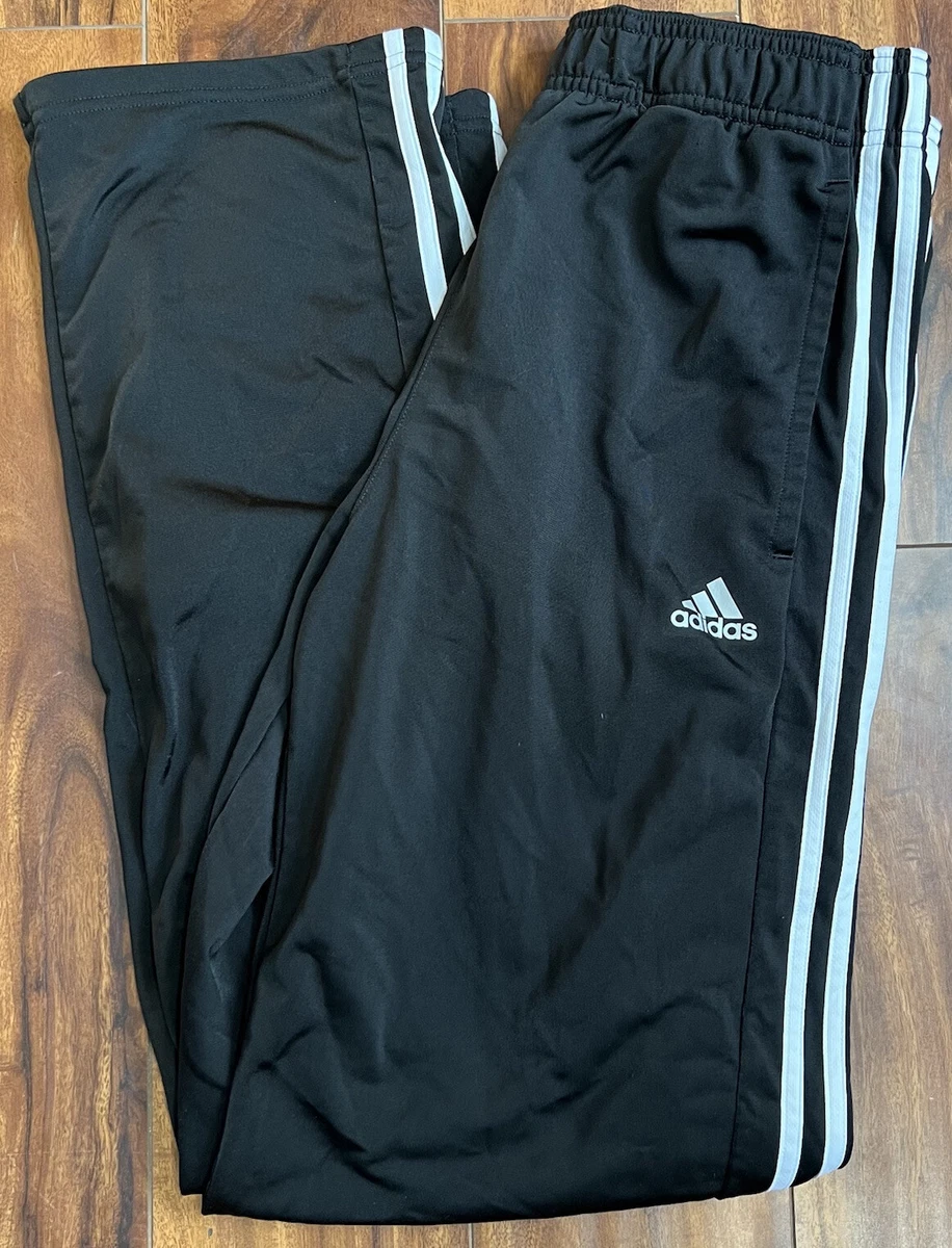 Adidas Originals Essential Track Pants Black 3 Stripe Men's Medium S11261