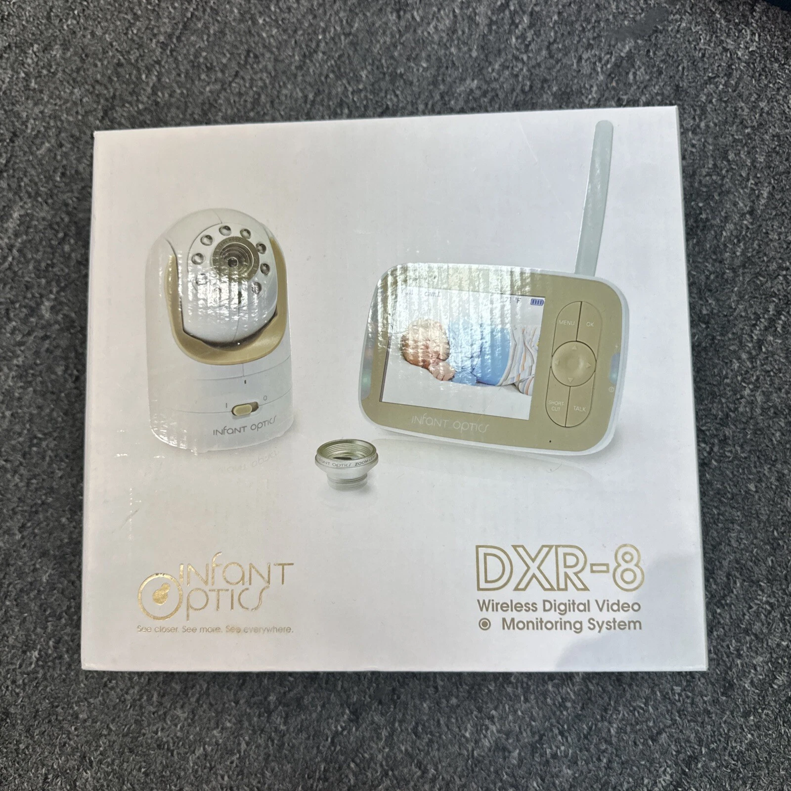 Infant Optics Dxr-8 Video Baby Monitor With Interchangeable Optical Lens
